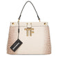 Tom Ford 'TF' Croc-Embossed Top Handle Bag