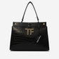 Tom Ford 'TF' Croc-Embossed Top Handle Bag