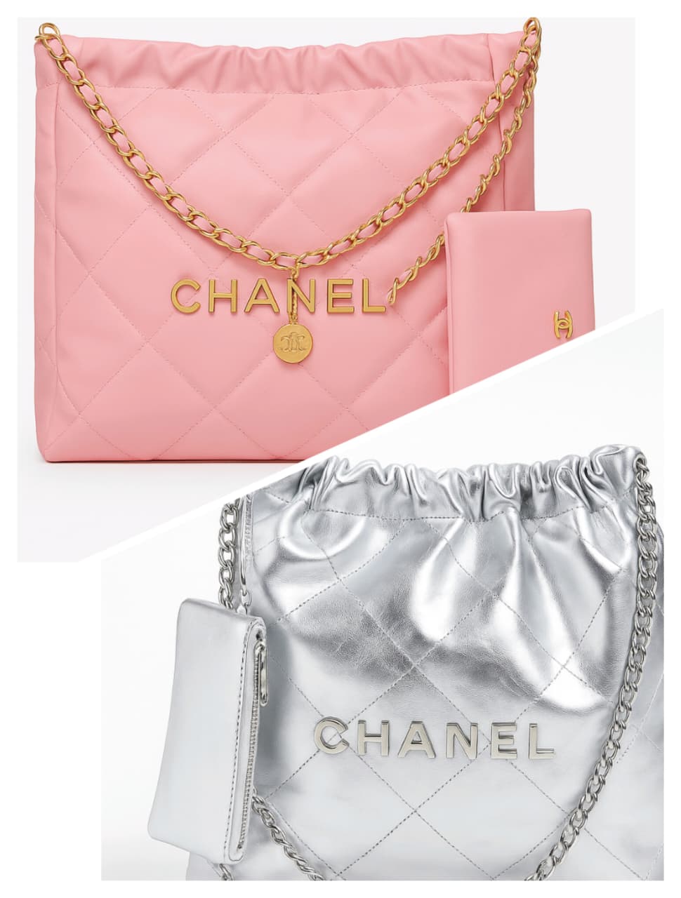 Chanel Drawstring Tote with Pouch
