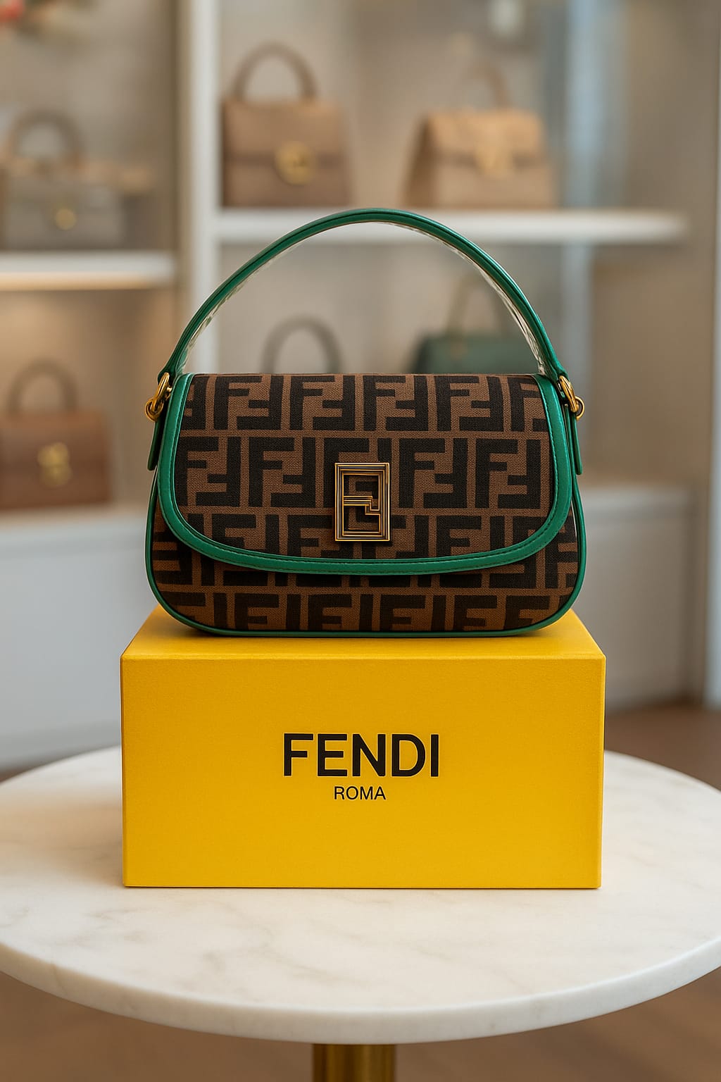Fendi 'Baguette' Style Shoulder Bag