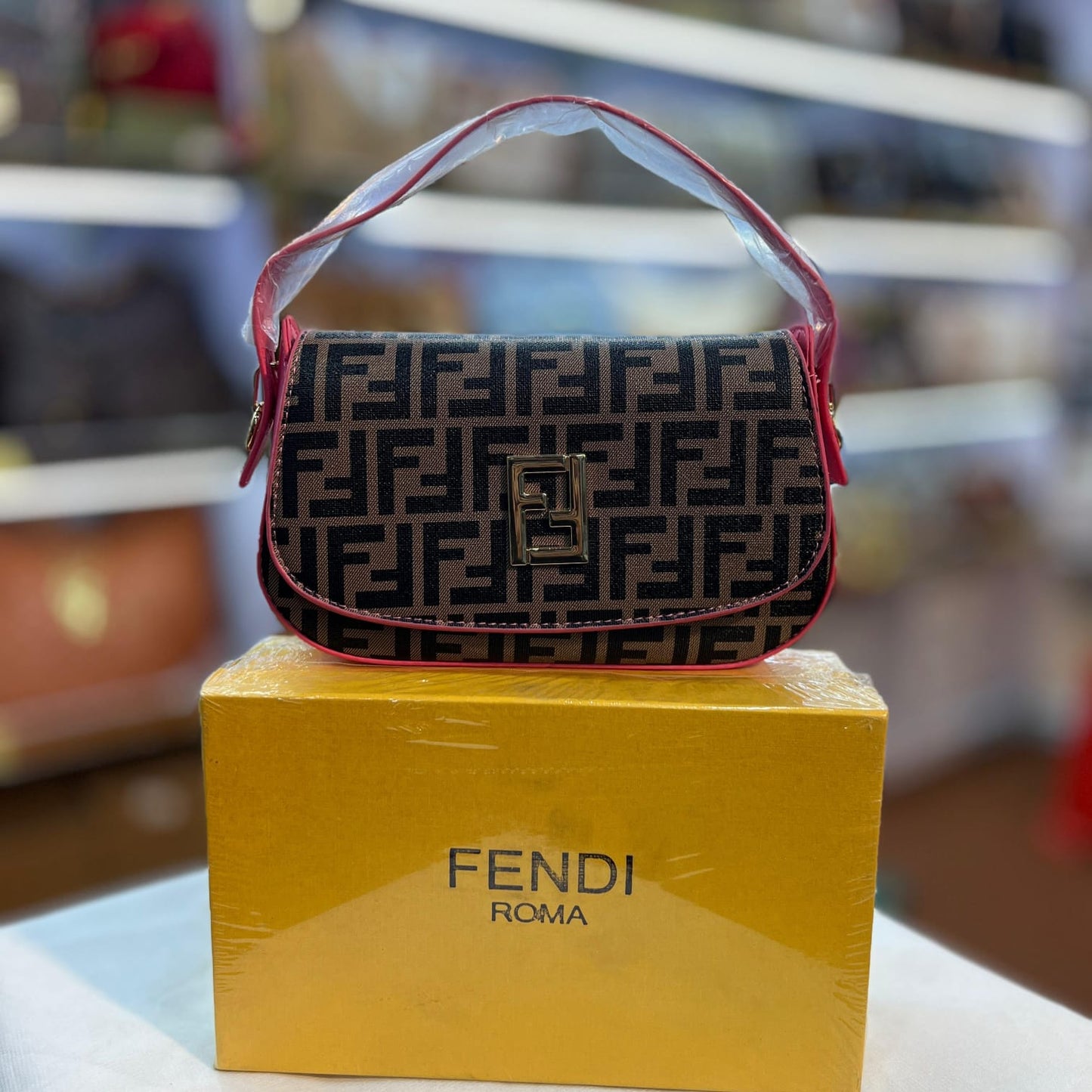 Fendi 'Baguette' Style Shoulder Bag