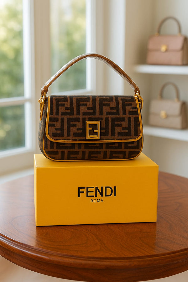 Fendi 'Baguette' Style Shoulder Bag
